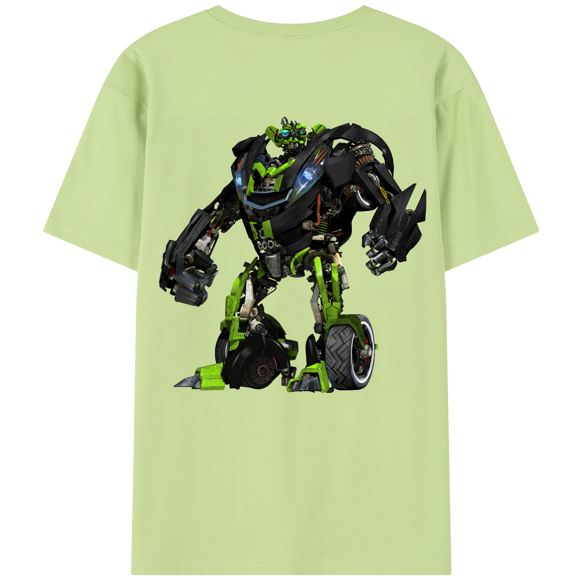 （画像用） Transformers トランスフォーマー 綿100％半袖Tシャツ（背面プリント）